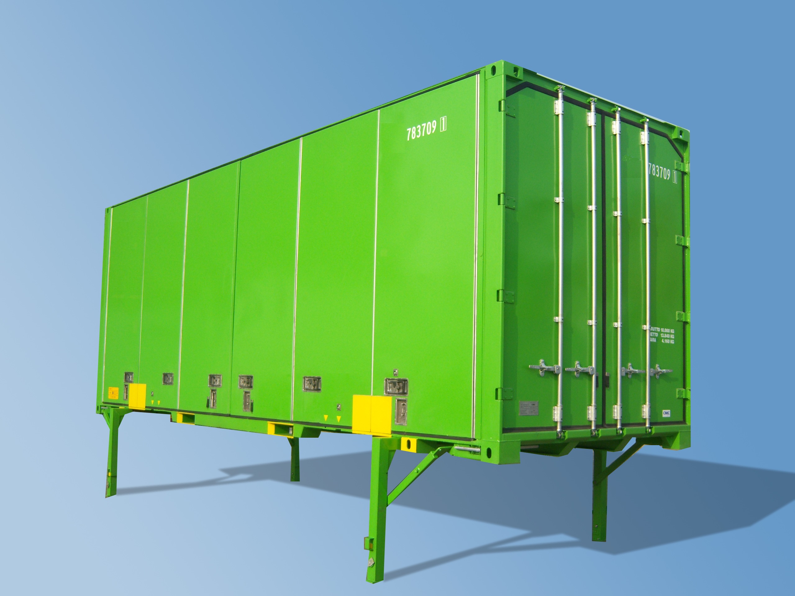 C782 Wissellaadbak met zijdeuren BDF