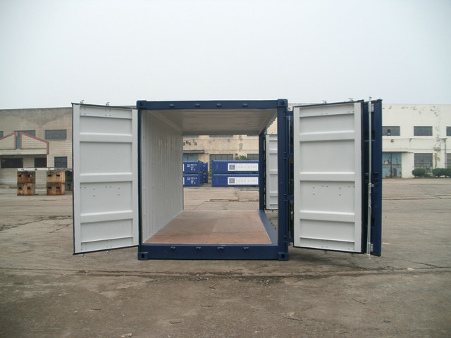20ft halfhoog open top BIN