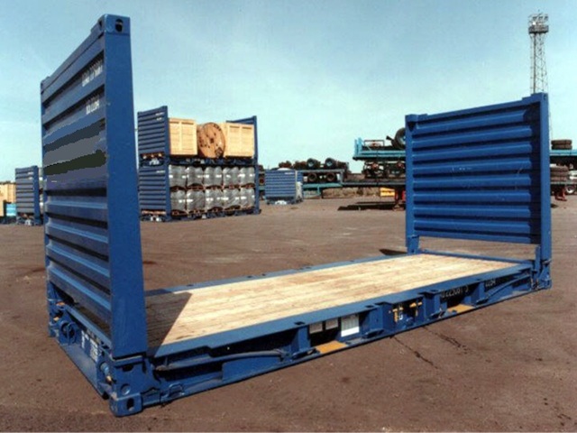 Type:Flatrack | Collapsible Ends | CSC | ISO:22P3