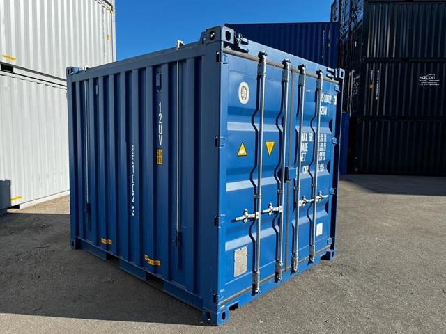 10ft High Cube Dry Box container (ISO 15G1), extra hoge compacte zeecontainer voor opslag en transport – Wilbert Trading