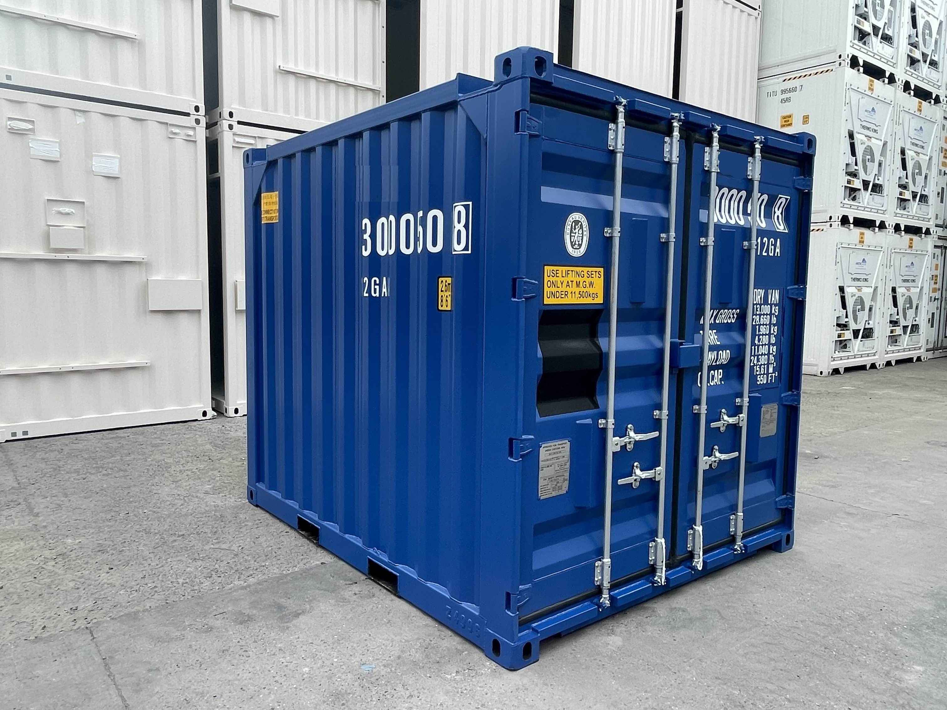 10ft High Cube Dry Box container (ISO 15G1), extra hoge compacte zeecontainer voor opslag en transport – Wilbert Trading
