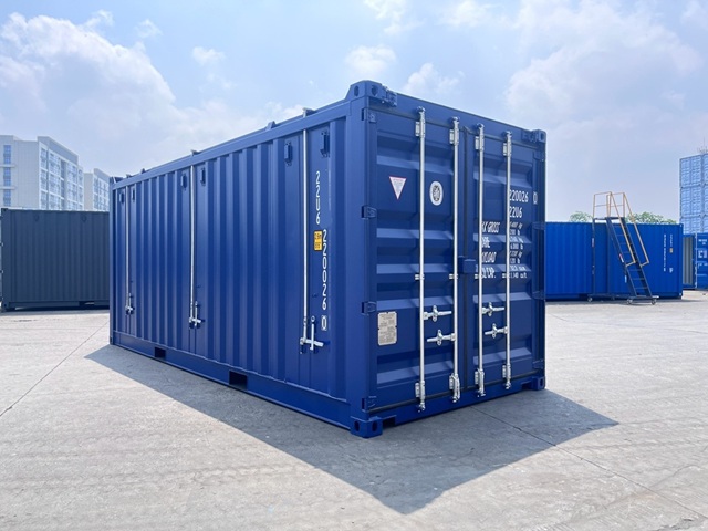 20ft Open Top Hard Top container (ISO 22U1) met afneembare stalen kap voor zware belading van bovenaf - Wilbert Trading